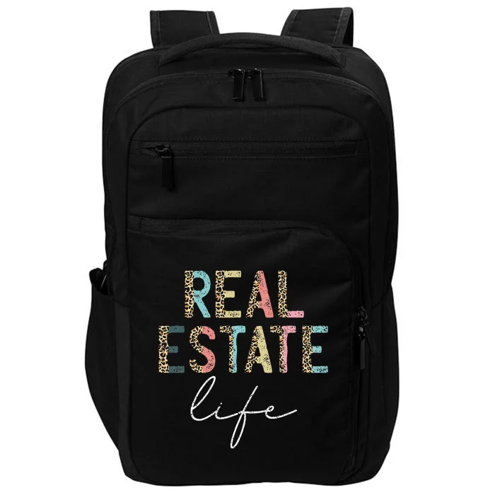 Leopard Real Estate Life Agent Realtor Investor Home Broker Impact Tech Backpack