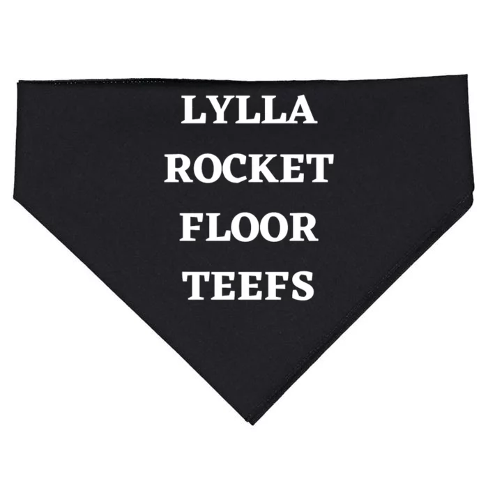 LYLLA ROCKET FLOOR TEEFS USA-Made Doggie Bandana