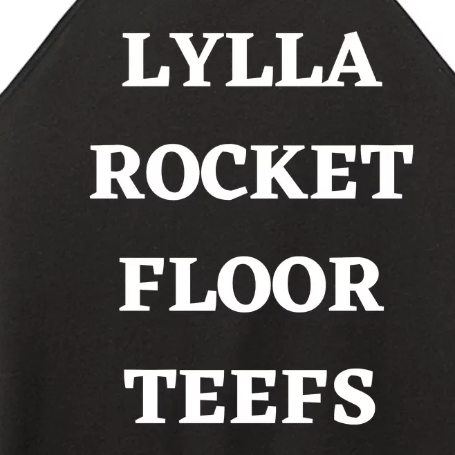 LYLLA ROCKET FLOOR TEEFS Women’s Perfect Tri Rocker Tank