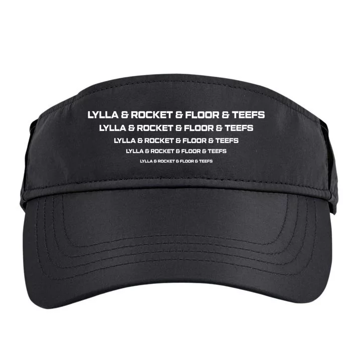 Lylla & Rocket & Floor & Teefs Funny Birthday Quote Adult Drive Performance Visor