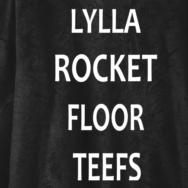 LYLLA ROCKET FLOOR TEEFS Hooded Wearable Blanket