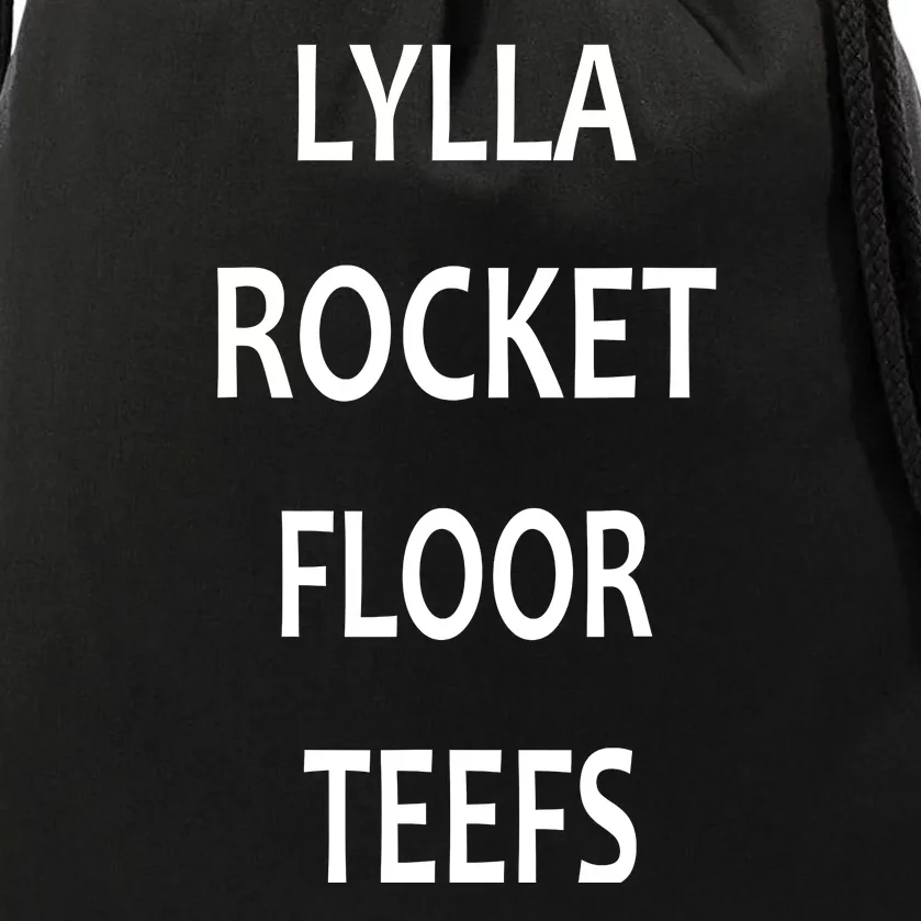 LYLLA ROCKET FLOOR TEEFS Drawstring Bag