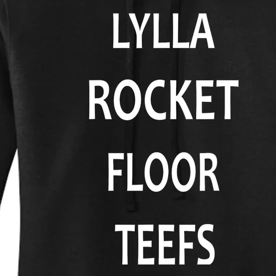 LYLLA ROCKET FLOOR TEEFS Women's Pullover Hoodie