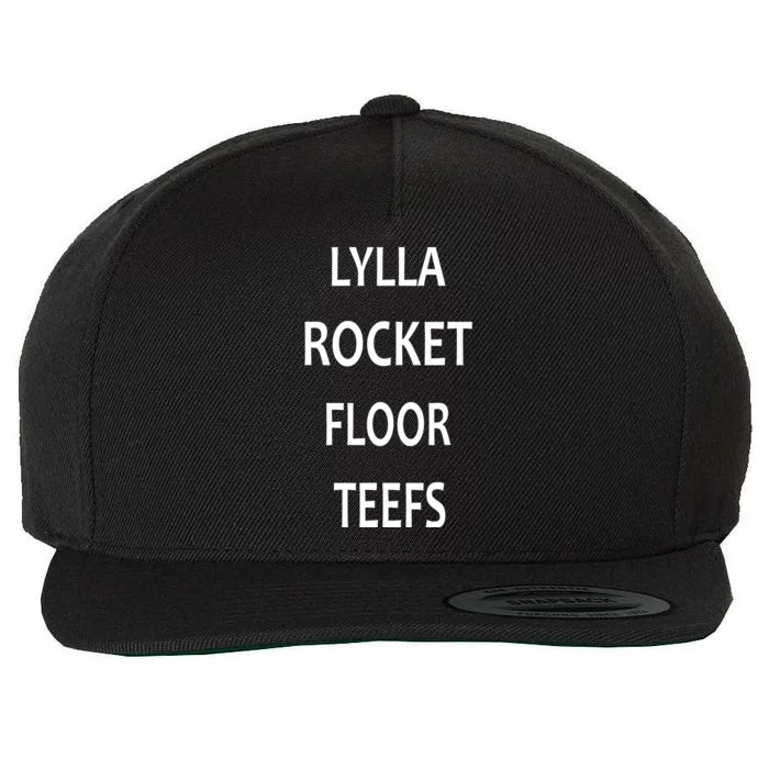 LYLLA ROCKET FLOOR TEEFS Wool Snapback Cap