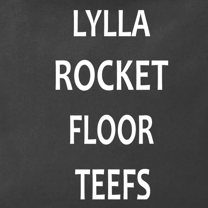 LYLLA ROCKET FLOOR TEEFS Zip Tote Bag