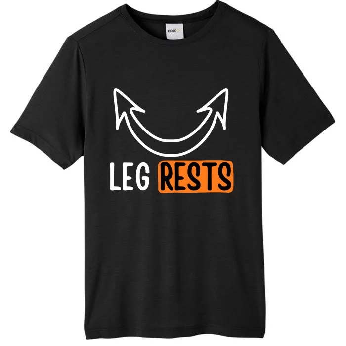 Leg Rest Funny Cuckold Pussy Eater Adult Humor ChromaSoft Performance T-Shirt