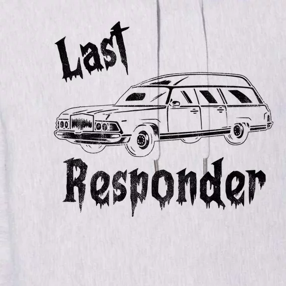 Last Responder Funny Old Classic Car Premium Hoodie