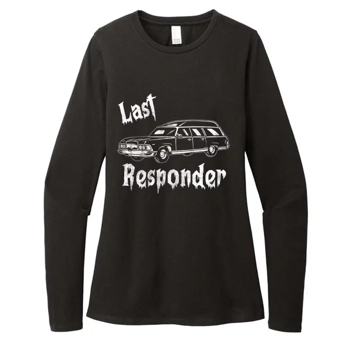 Last Responder Funny Old Classic Car Womens CVC Long Sleeve Shirt