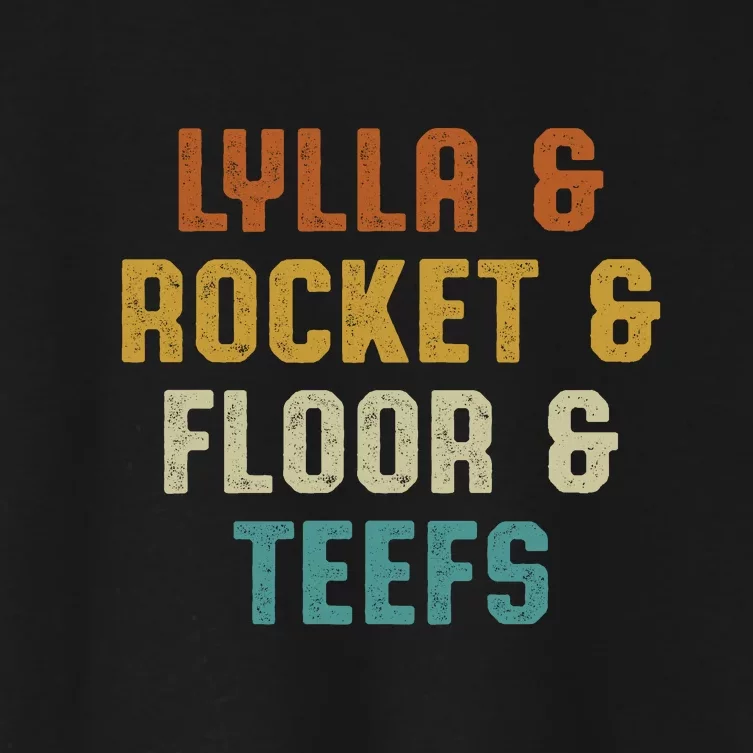 LYLLA & ROCKET & FLOOR & TEEFS Women's Crop Top Tee