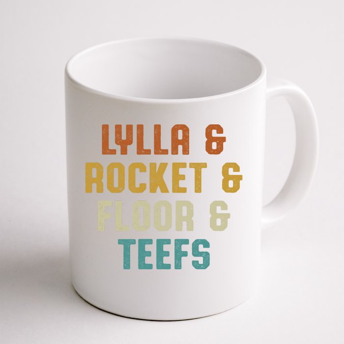 LYLLA & ROCKET & FLOOR & TEEFS Front & Back Coffee Mug