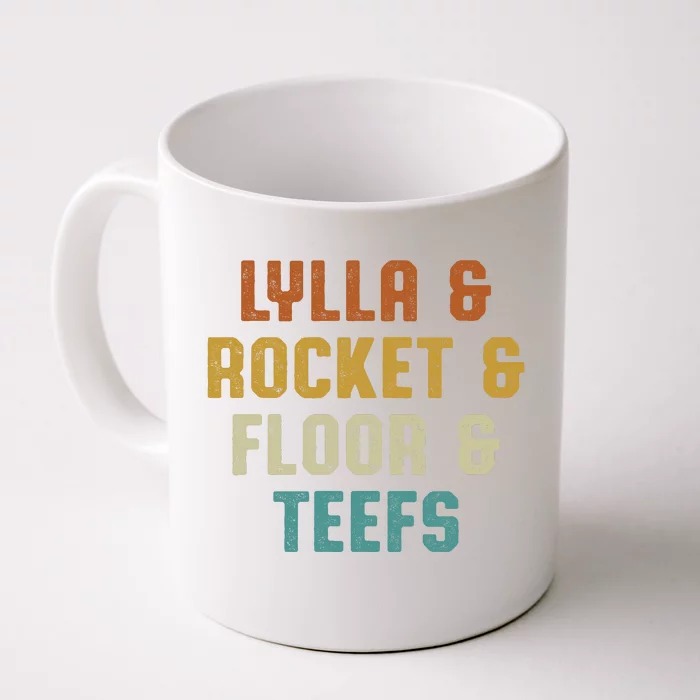 LYLLA & ROCKET & FLOOR & TEEFS Front & Back Coffee Mug