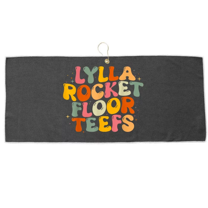 LYLLA ROCKET FLOOR TEEFS For Men Women Groovy Large Microfiber Waffle Golf Towel