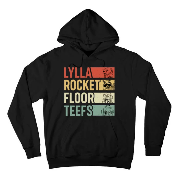 Lylla Rocket Floor Teefs Retro Vintage Tall Hoodie