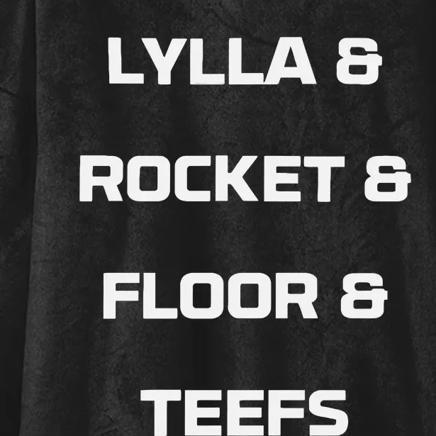 Lylla & Rocket & Floor & Teefs Hooded Wearable Blanket