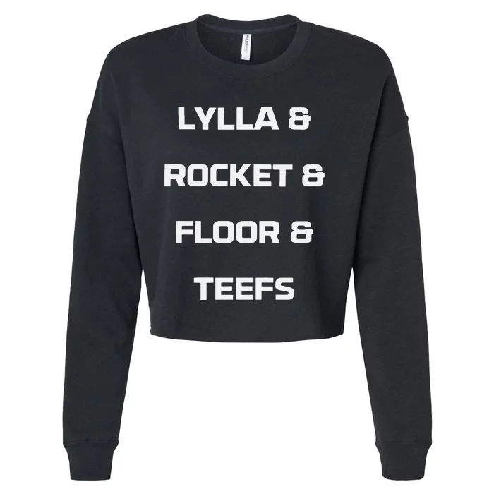 Lylla & Rocket & Floor & Teefs Cropped Pullover Crew