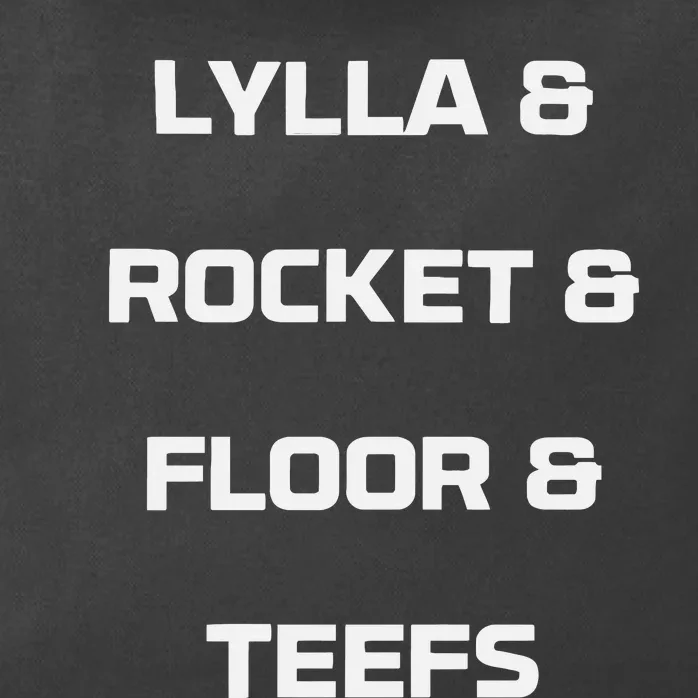 Lylla & Rocket & Floor & Teefs Zip Tote Bag