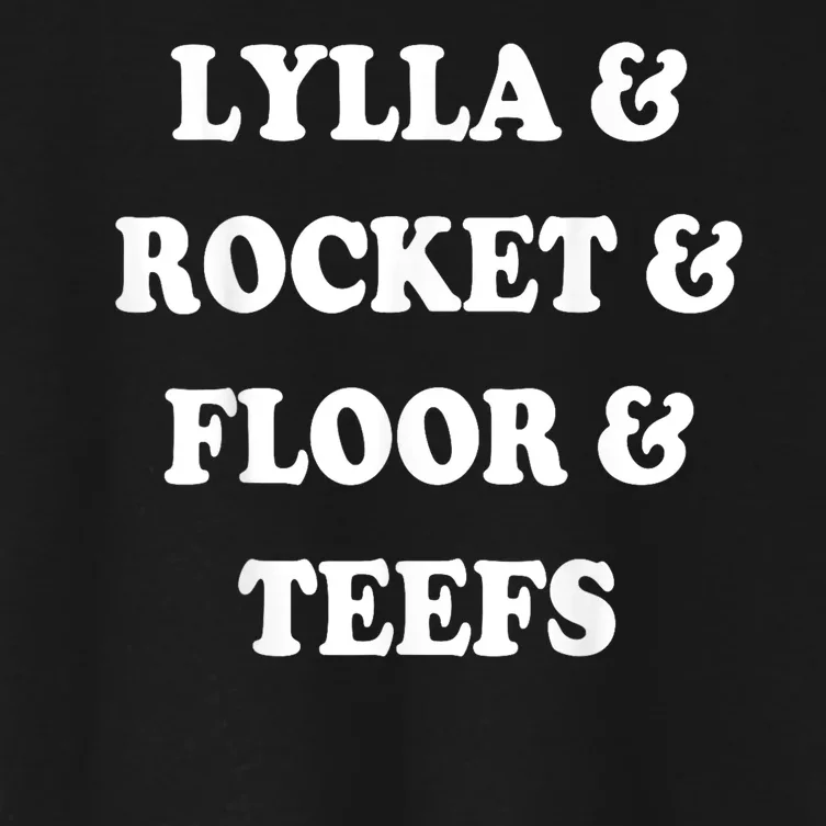 Lylla & Rocket & Floor & Teefs Women's Crop Top Tee