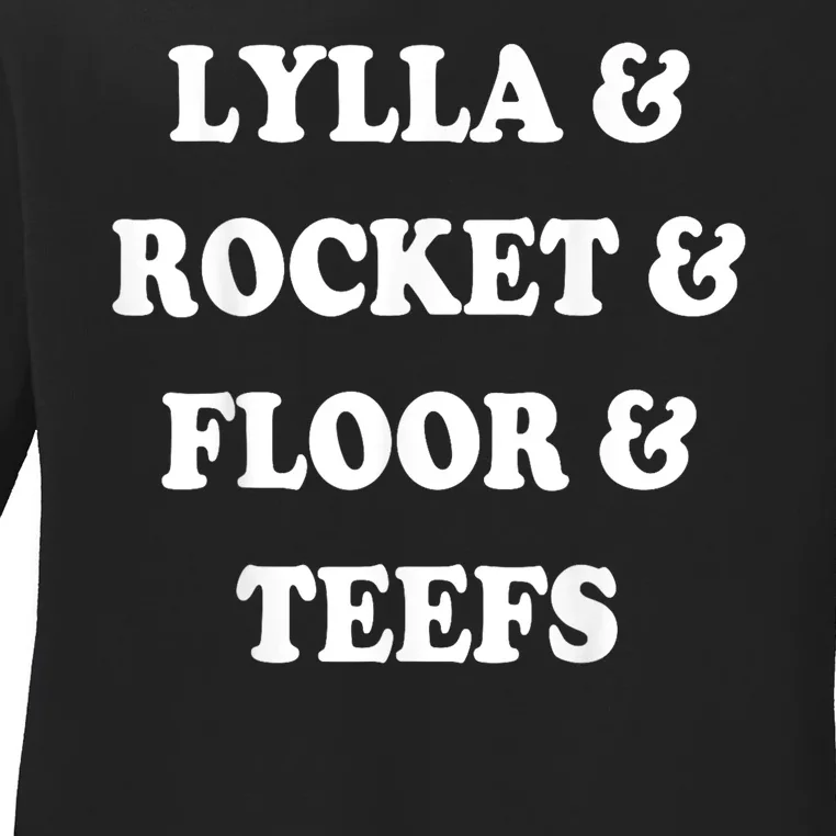 Lylla & Rocket & Floor & Teefs Ladies Long Sleeve Shirt