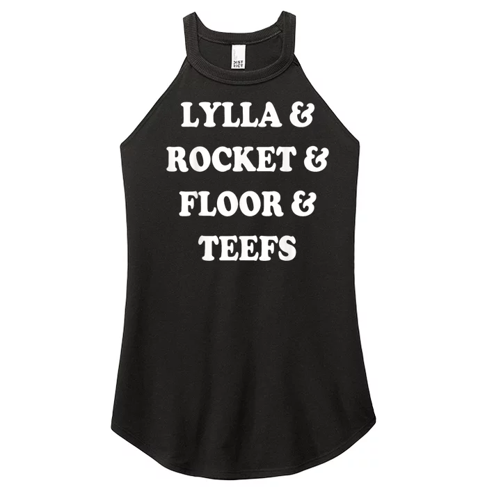 Lylla & Rocket & Floor & Teefs Women’s Perfect Tri Rocker Tank