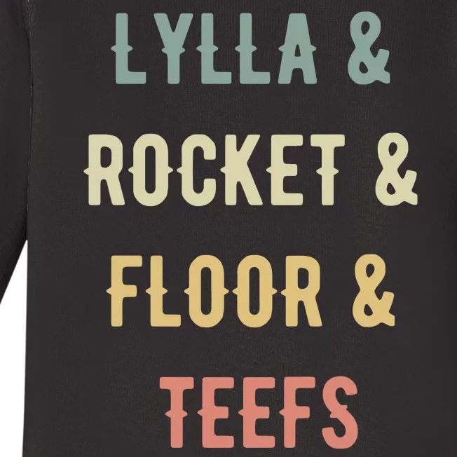 Lylla & Rocket & Floor & Teefs Baby Long Sleeve Bodysuit