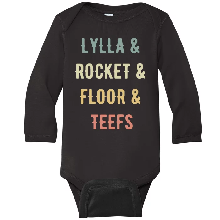 Lylla & Rocket & Floor & Teefs Baby Long Sleeve Bodysuit