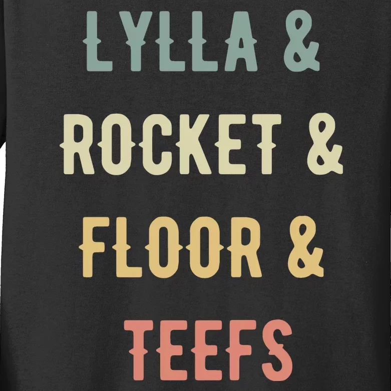 Lylla & Rocket & Floor & Teefs Kids Long Sleeve Shirt