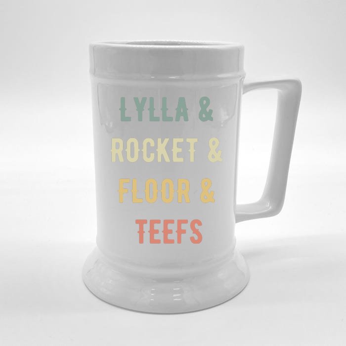 Lylla & Rocket & Floor & Teefs Front & Back Beer Stein