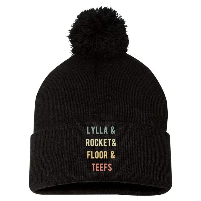 Lylla & Rocket & Floor & Teefs Pom Pom 12in Knit Beanie