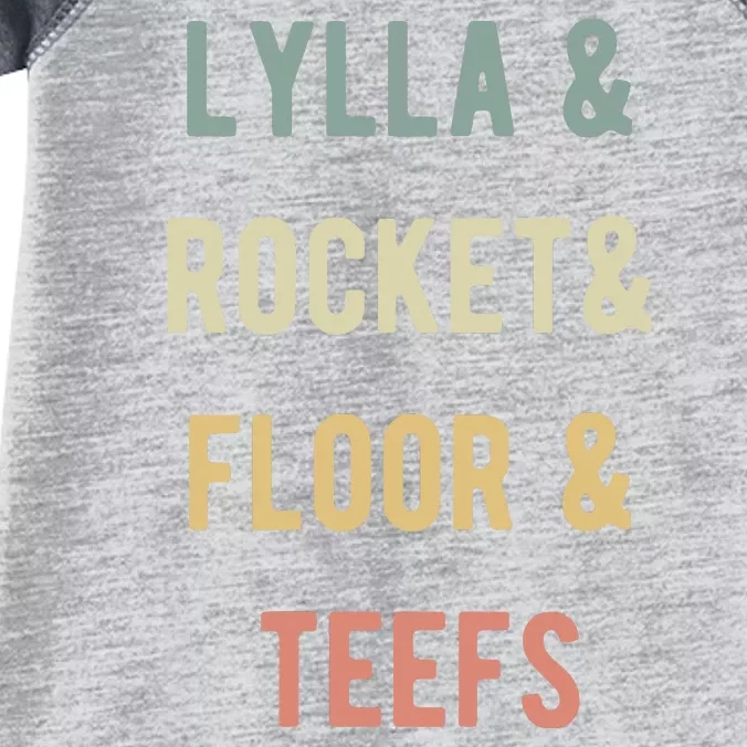 Lylla & Rocket & Floor & Teefs Infant Baby Jersey Bodysuit