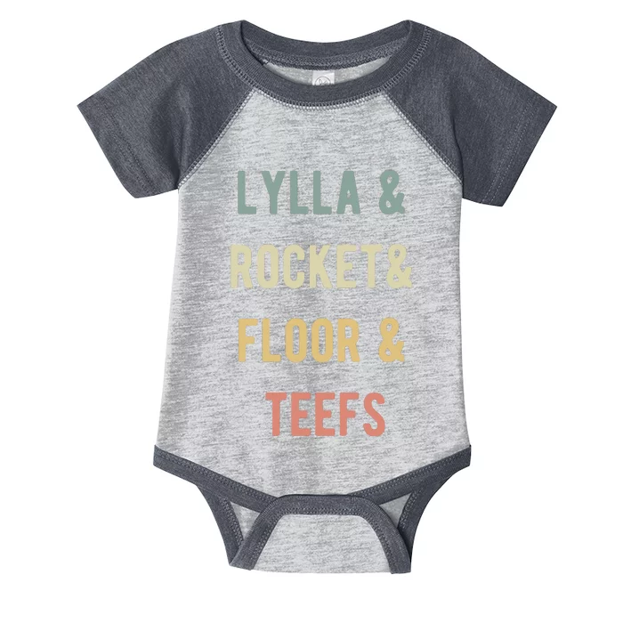 Lylla & Rocket & Floor & Teefs Infant Baby Jersey Bodysuit