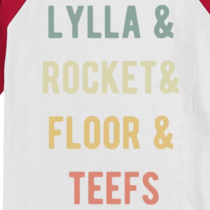 Lylla & Rocket & Floor & Teefs Kids Colorblock Raglan Jersey