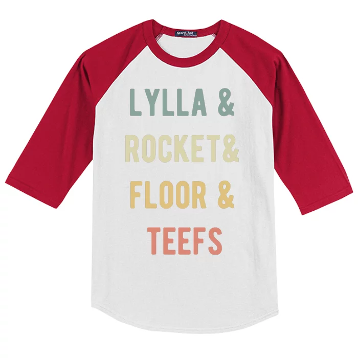 Lylla & Rocket & Floor & Teefs Kids Colorblock Raglan Jersey