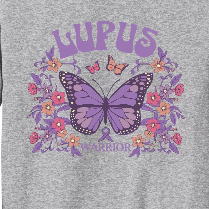 Lupus Ribbon Fibromyalgia Tall Sweatshirt