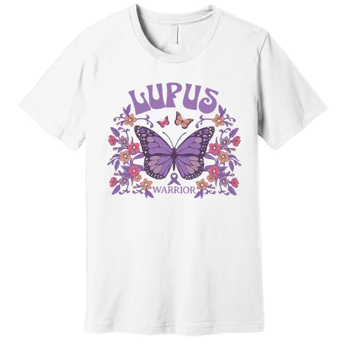 Lupus Ribbon Fibromyalgia Premium T-Shirt