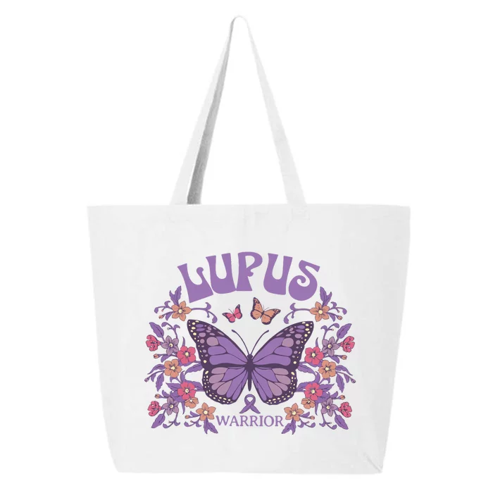 Lupus Ribbon Fibromyalgia 25L Jumbo Tote