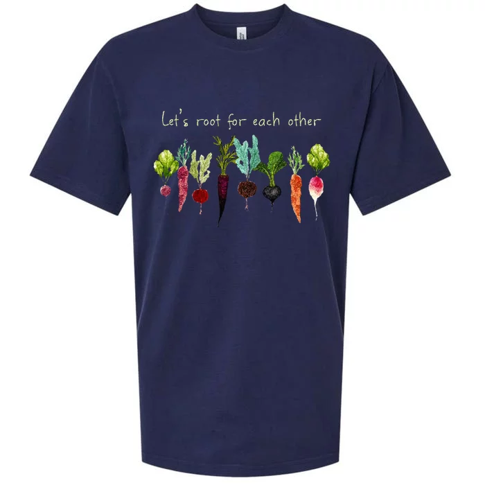 Lets Root For Each Other And Watch Each Other Grow Plants Sueded Cloud Jersey T-Shirt