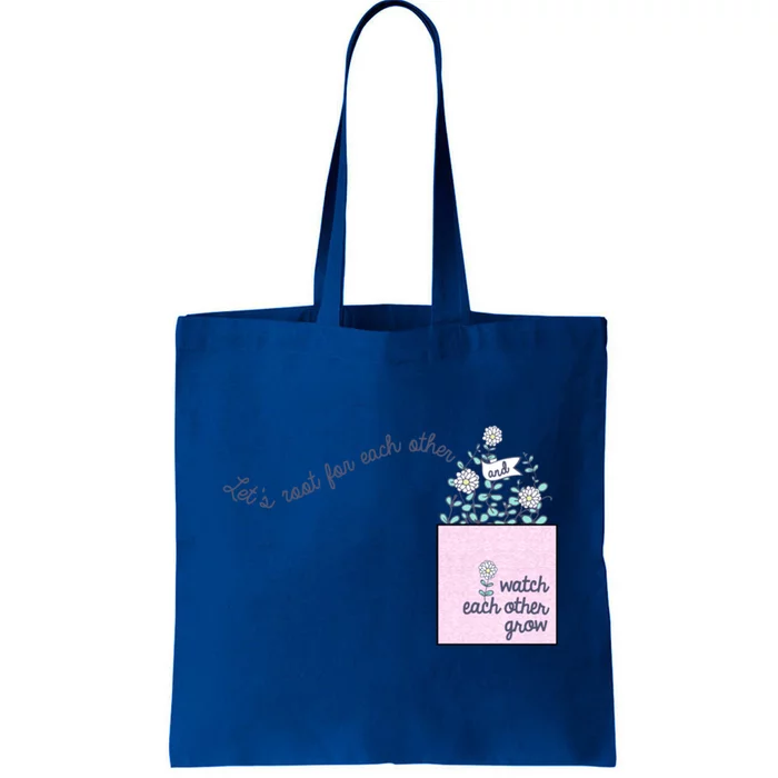 Let's Root For Each Other Cute Gift Tote Bag