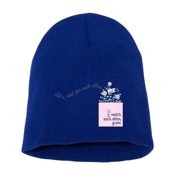 Let's Root For Each Other Cute Gift Short Acrylic Beanie