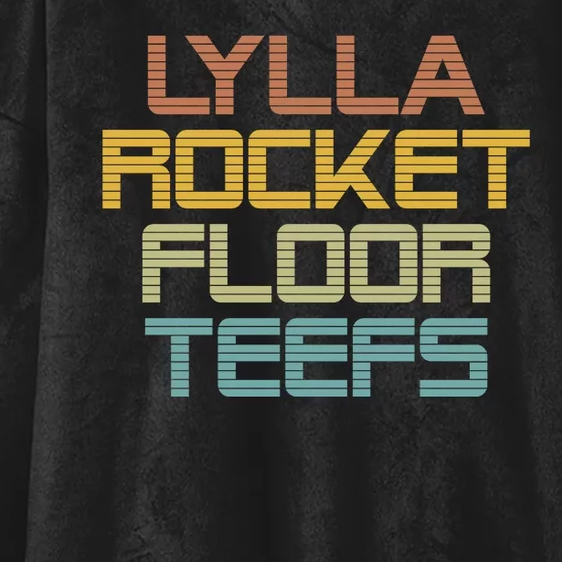 Lylla & Rocket & Floor & Teefs Hooded Wearable Blanket