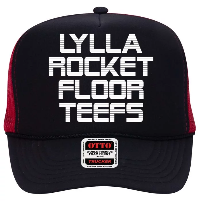 Lylla & Rocket & Floor & Teefs High Crown Mesh Trucker Hat