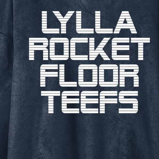 Lylla & Rocket & Floor & Teefs Hooded Wearable Blanket