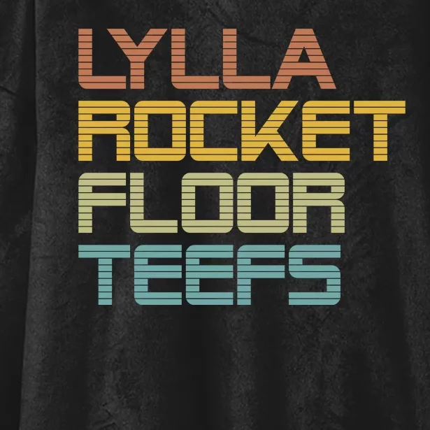 Lylla & Rocket & Floor & Teefs Hooded Wearable Blanket