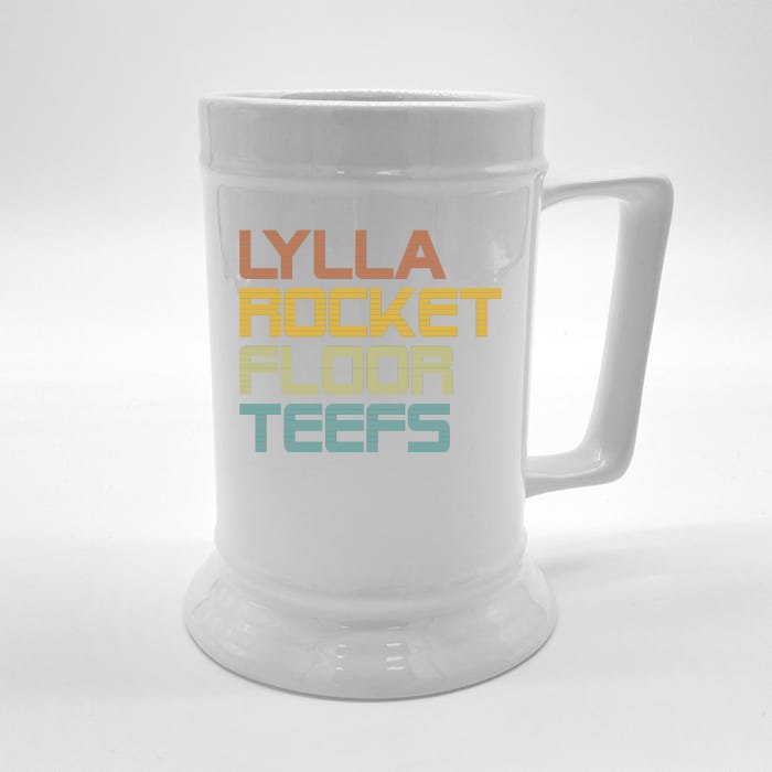 Lylla & Rocket & Floor & Teefs Front & Back Beer Stein