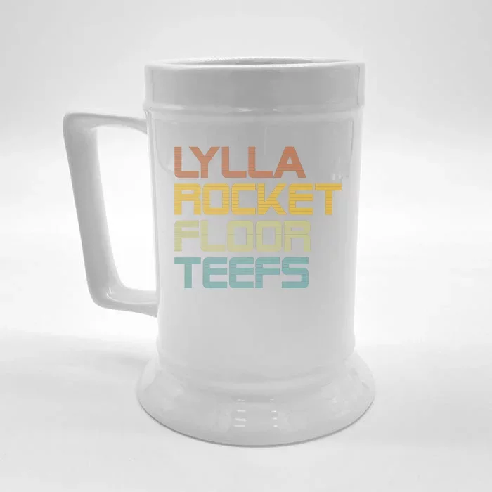 Lylla & Rocket & Floor & Teefs Front & Back Beer Stein