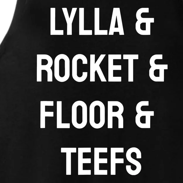 Lylla & Rocket & Floor & Teefs Funny Birthday Quote Ladies Tri-Blend Wicking Tank