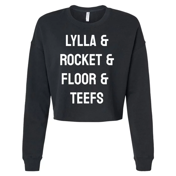 Lylla & Rocket & Floor & Teefs Funny Birthday Quote Cropped Pullover Crew