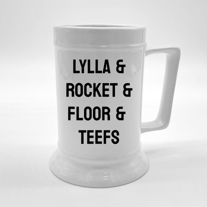 Lylla & Rocket & Floor & Teefs Funny Birthday Quote Front & Back Beer Stein