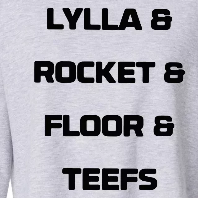 Lylla & Rocket & Floor & Teefs Cropped Pullover Crew