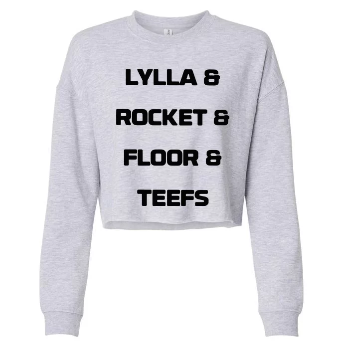 Lylla & Rocket & Floor & Teefs Cropped Pullover Crew