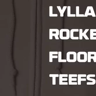 Lylla & Rocket & Floor & Teefs Full Zip Hoodie